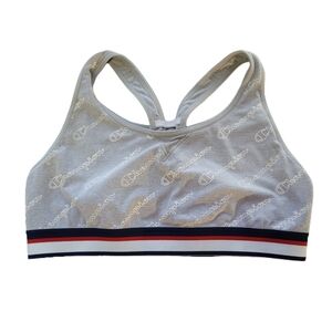 Champion Women's Racerback Pullover Reversible Sports Bra Size Large/XLarge Logo